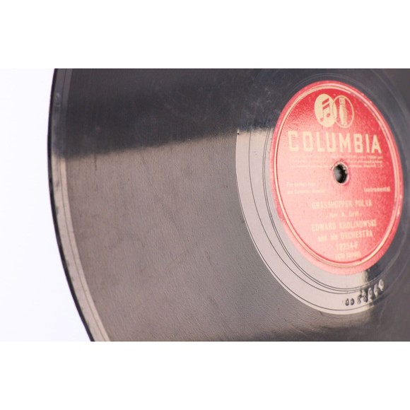 Edward Krolikowski - Farewell / Grasshopper Polka 1944 10" 78 rpm Record 12254-F - Picture 16 of 16